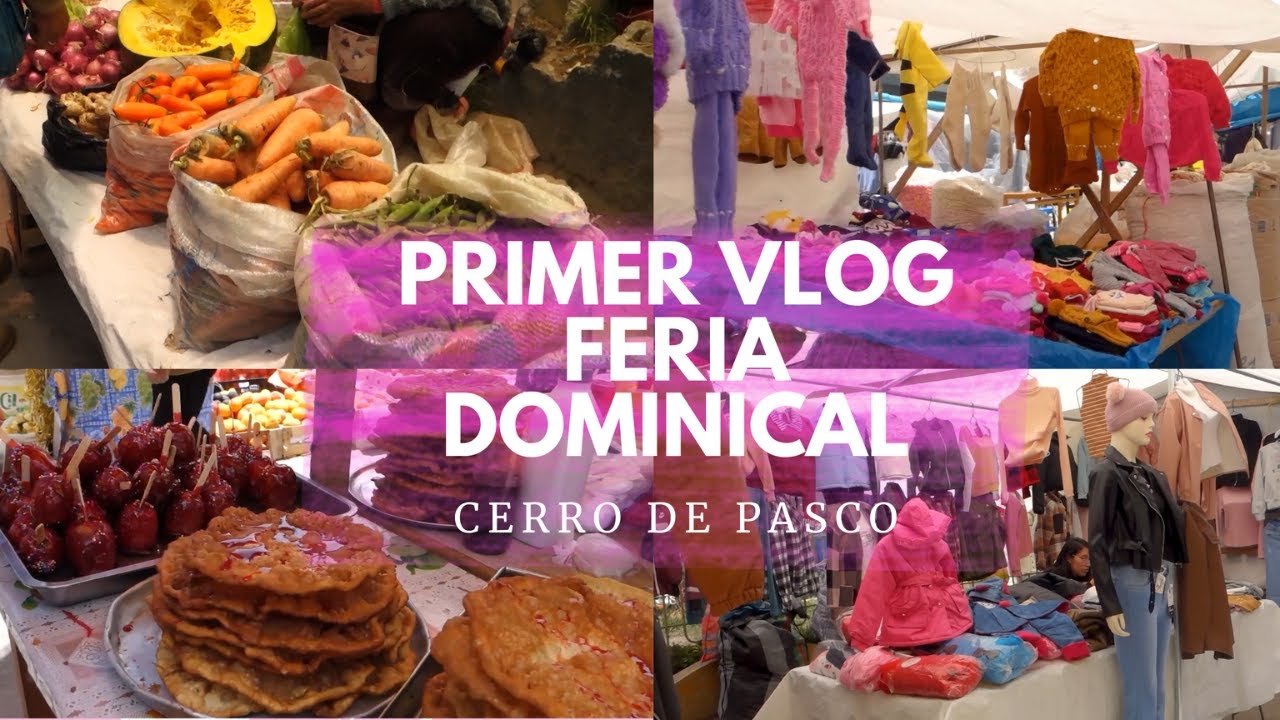 🐼🛍️Feria Dominical Cerro de Pasco - Perú (Primer Videoblog) Chica Panda #cerrodepasco #ferias