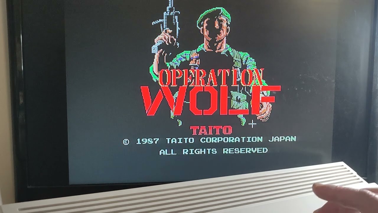 Comparison: Operation Wolf Amiga Vs Arcade Amiga 1200 #amiga1200 #pistorm #retrogaming