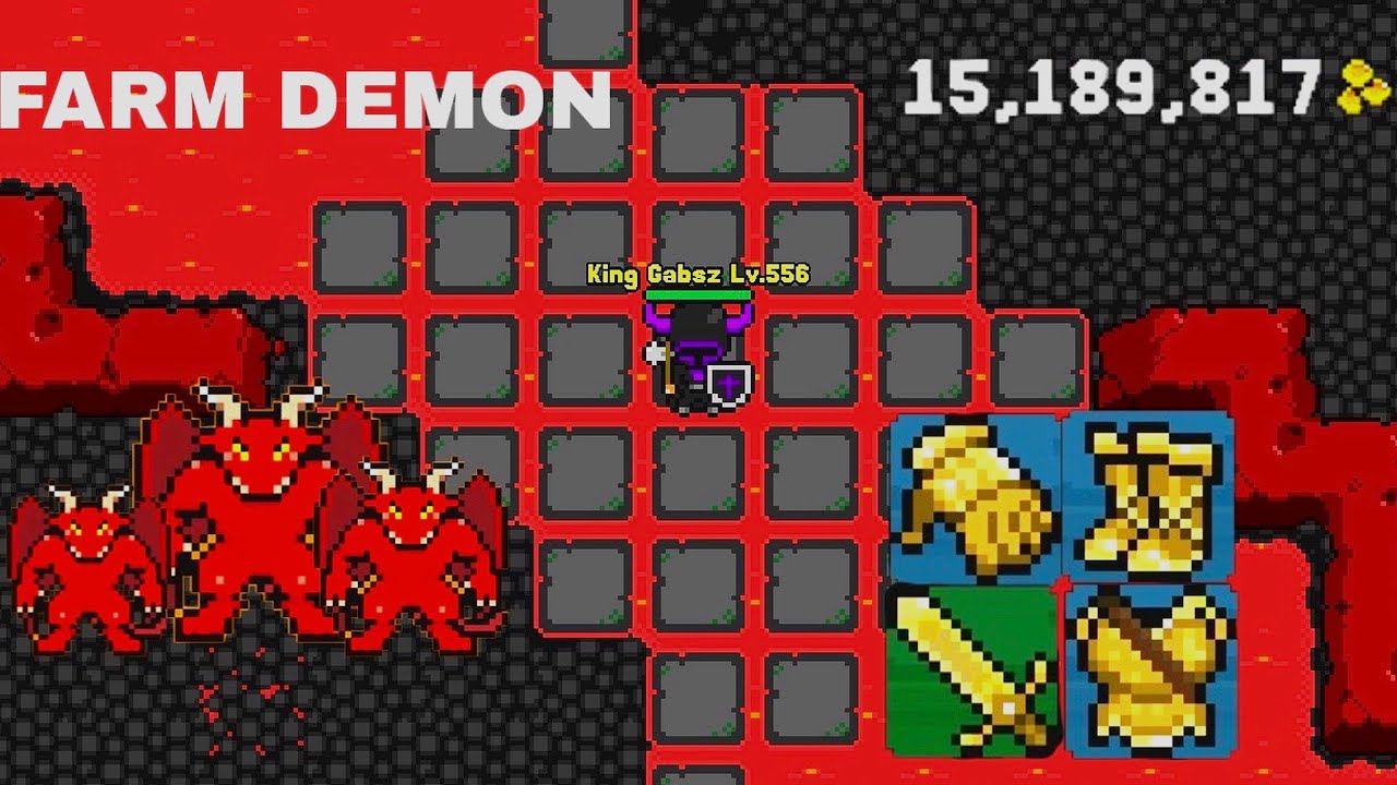 Rucoy online- 10 Horas de farm Demon