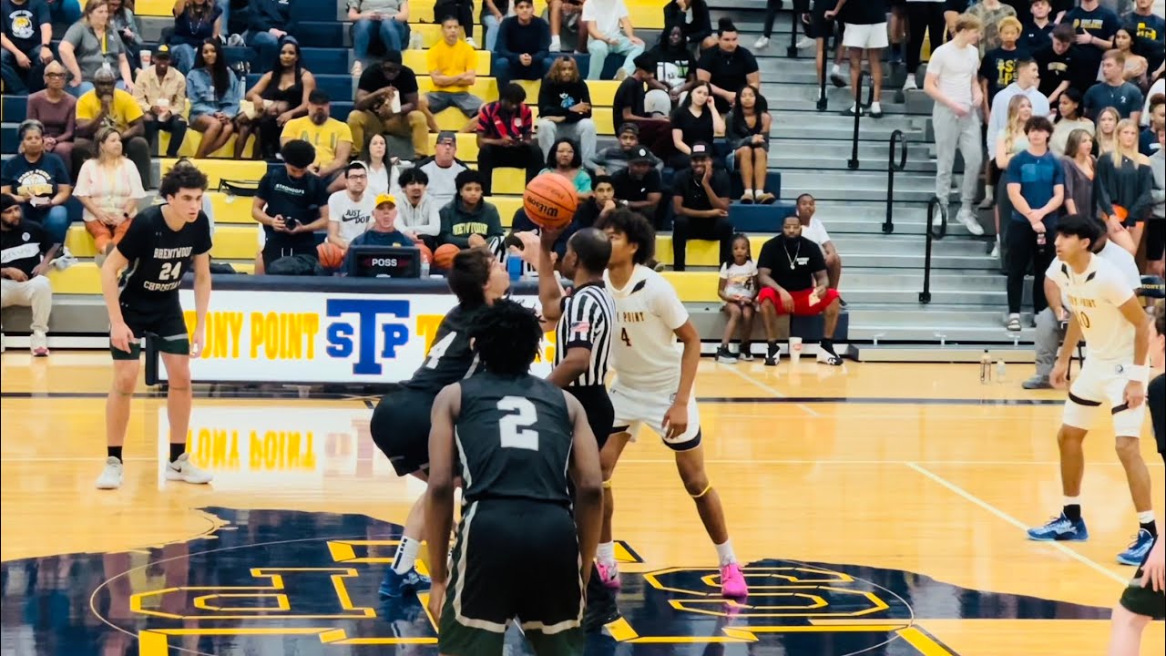 STONY POINT DUNKS ON BRENTWOOD VARSITY BASKETBALL 🏀