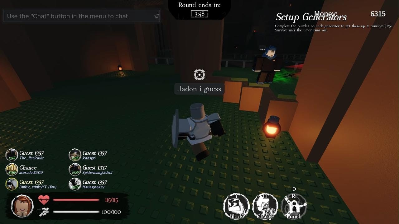 Playing roblox ps5 time