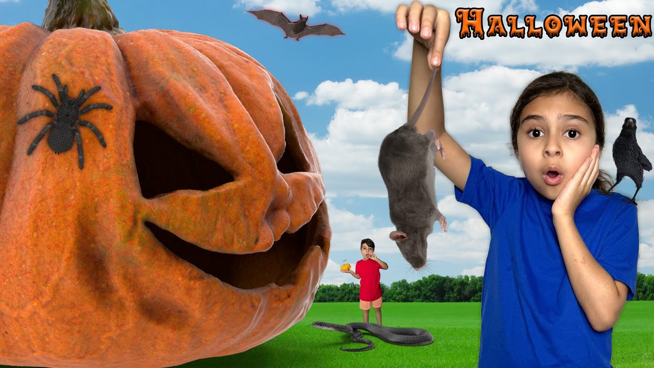 Educational Halloween animal adventure by Atrin and Soren | Halloween video for kids