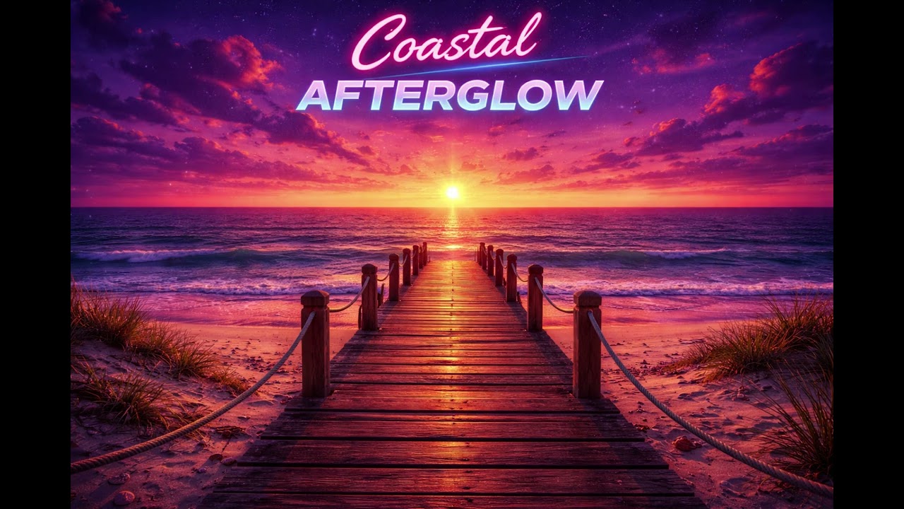 Coastal Afterglow 🌅 | Chill Synthwave Night Drive