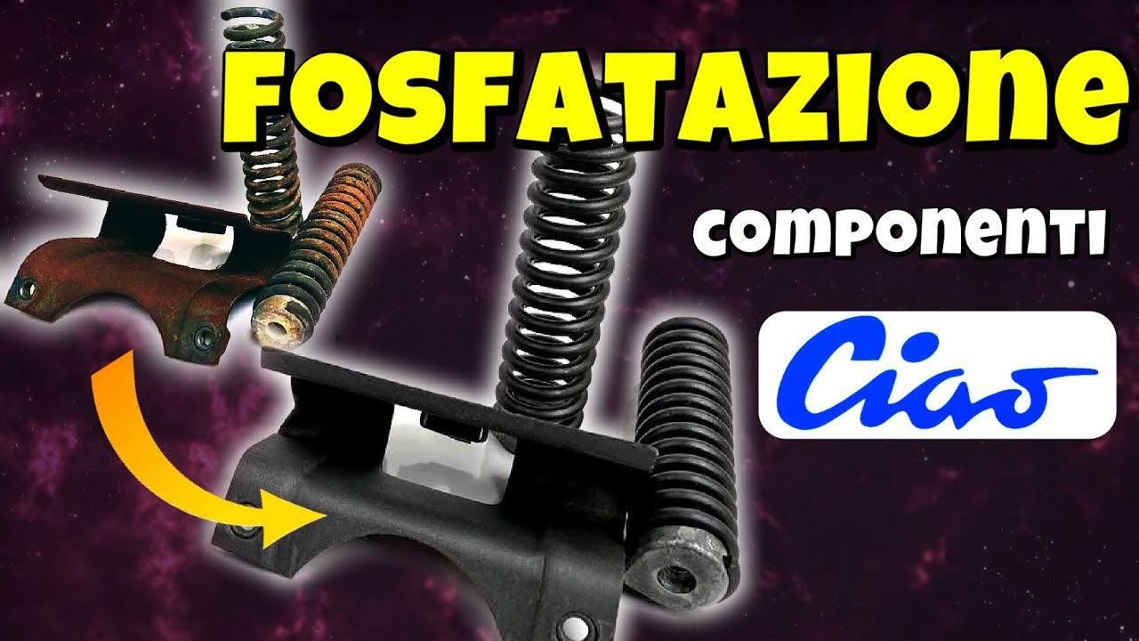 Come FOSFATARE viti e componenti vari del Ciao