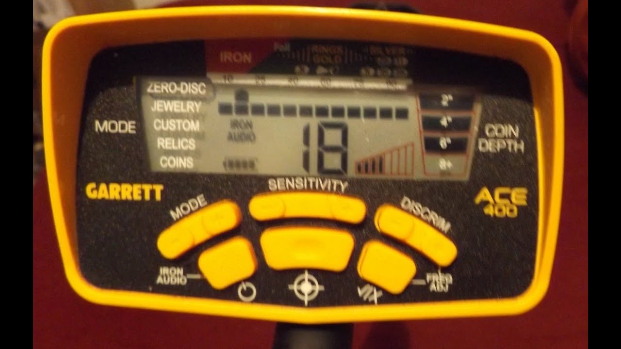 Garrett ACE 400 VDI Numbers on coins and things