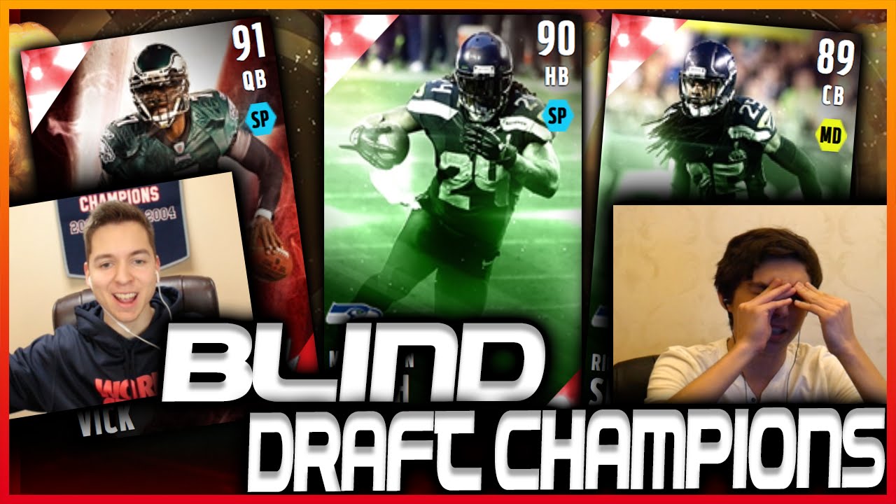 QUICKSELLING OUR TEAM! BLIND DRAFT & PLAY VS LOSTNUNBOUND! MADDEN 16 DRAFT CHAMPIONS