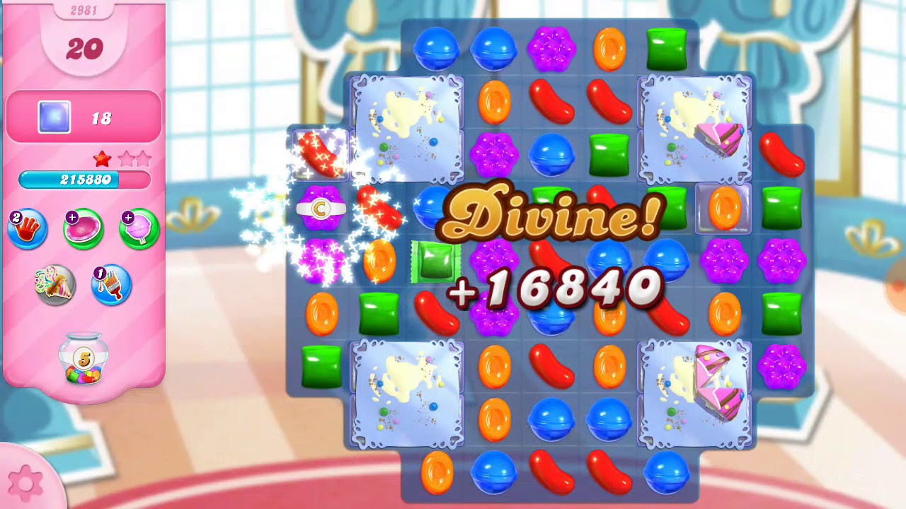 Candy Crush Saga (level 2981)
