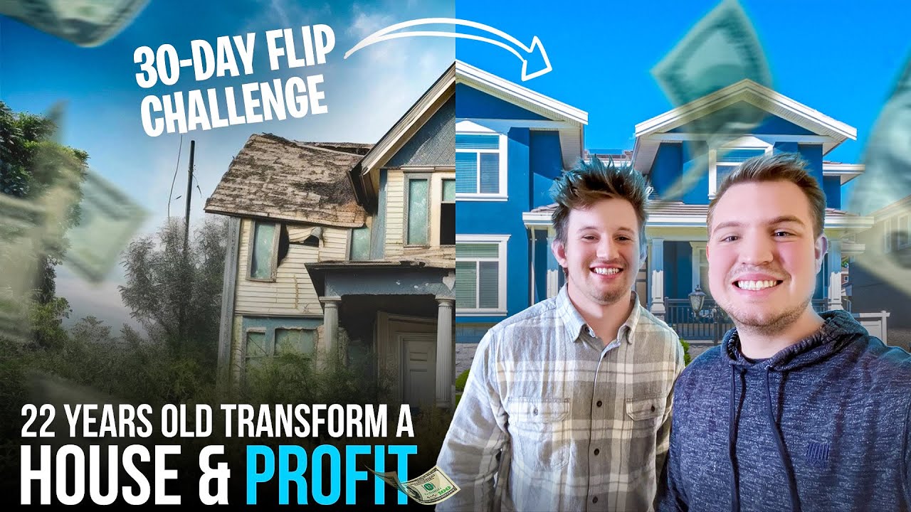 30-Day Flip Challenge: Watch a 22-Year-Old Transform a House & Profit