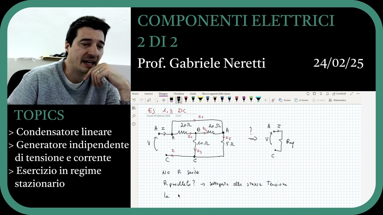 Elettrotecnica Industriale P - lezione del 24/2/25