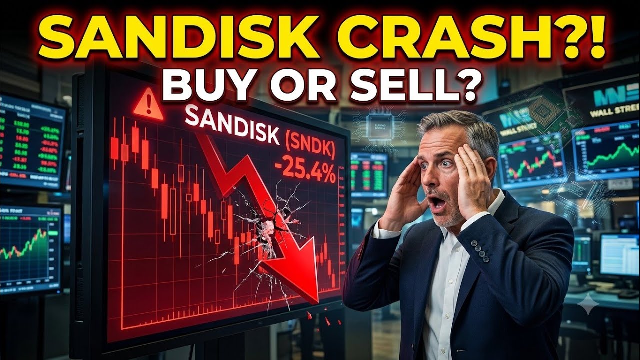 Новости акций SanDisk сегодня | Почему падает SNDK? Покупать или продавать сейчас?