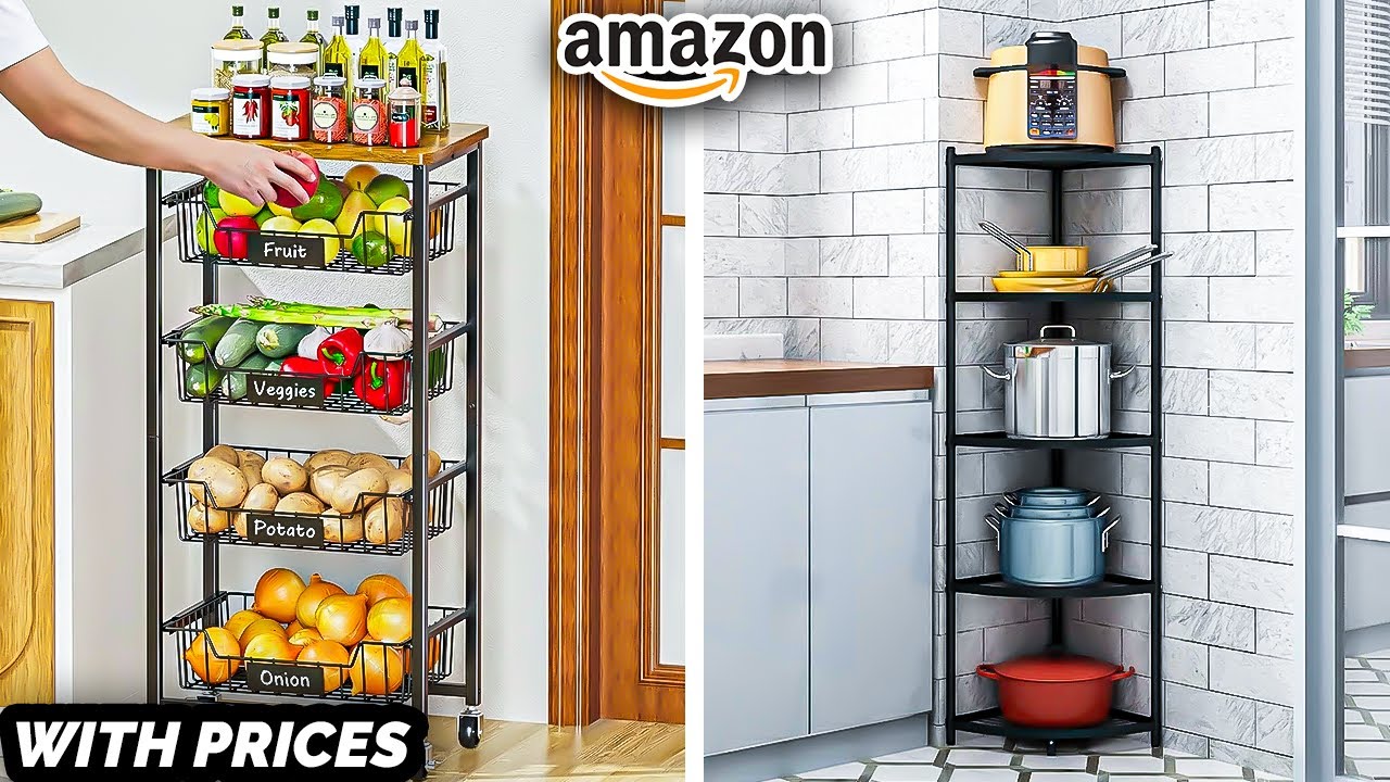 25 новых находок с Amazon для наведения порядка на вашей кухне | Умные идеи по экономии места с п...