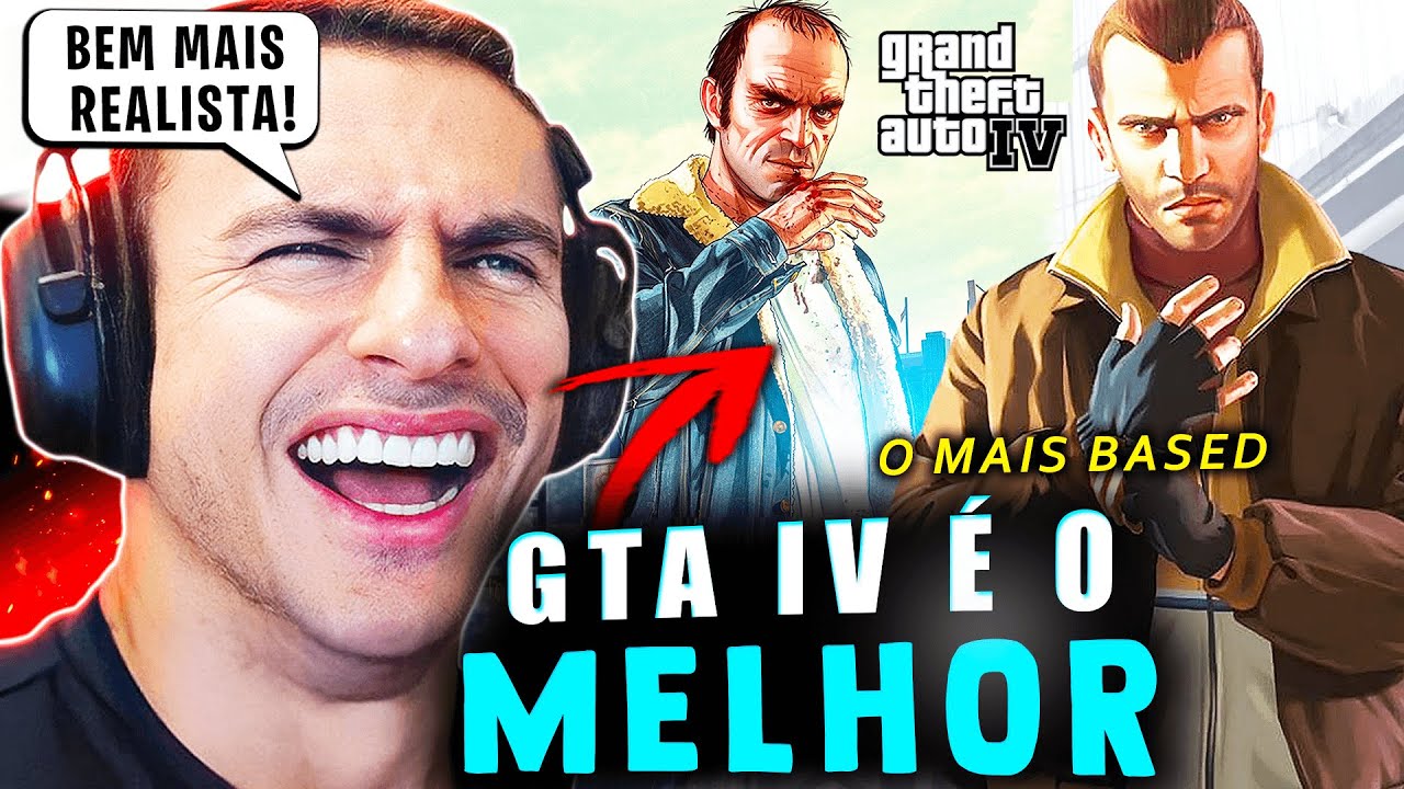 SUPER XANDÃO REAGINDO - GTA IV É MELHOR DO QUE GTA V | JJ
