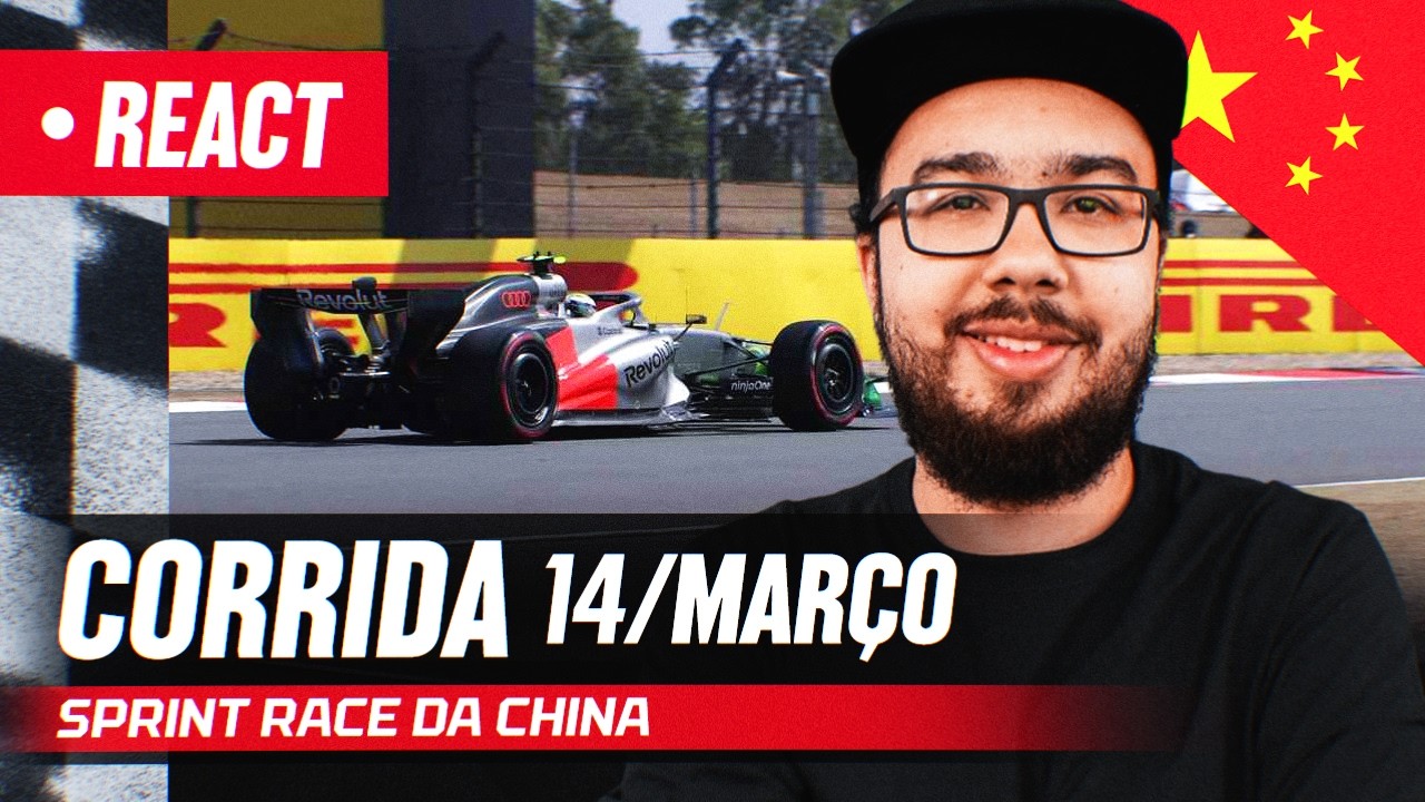 F1 REACT AO VIVO - CORRIDA SPRINT DA CHINA DE 2026