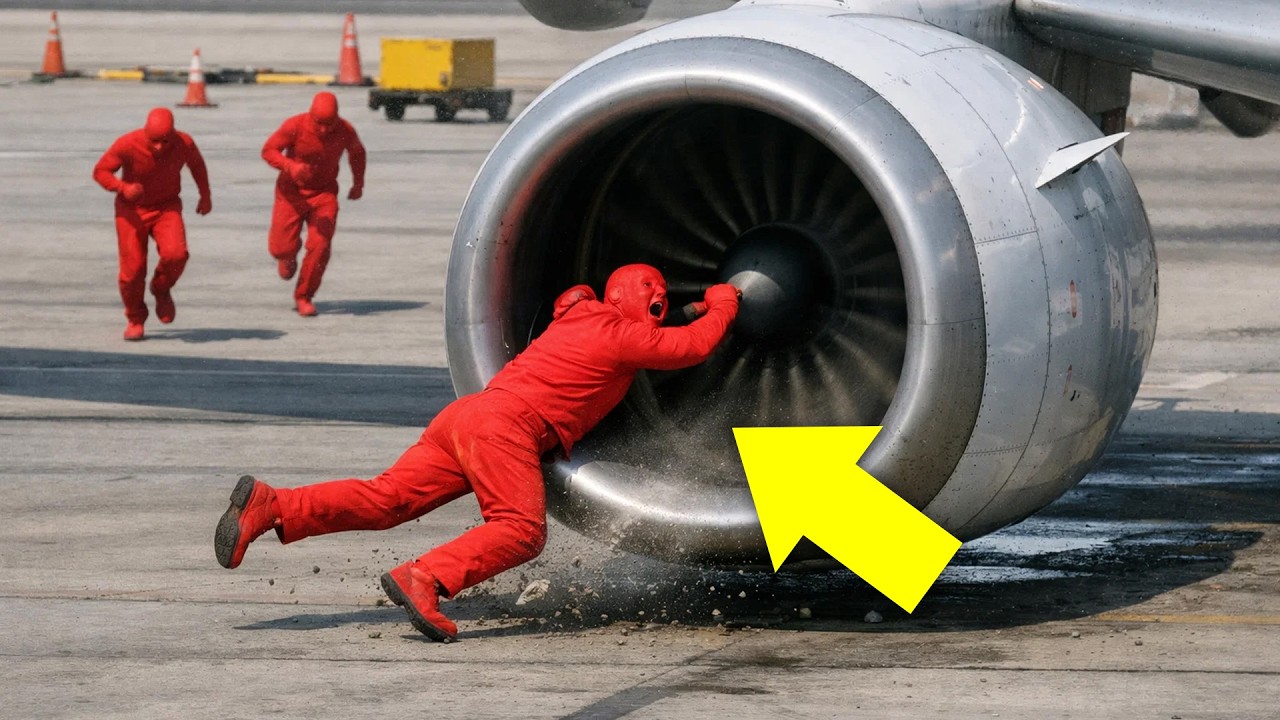 He Got Too Close to the Jet Engine&hellip; Then This Happened
