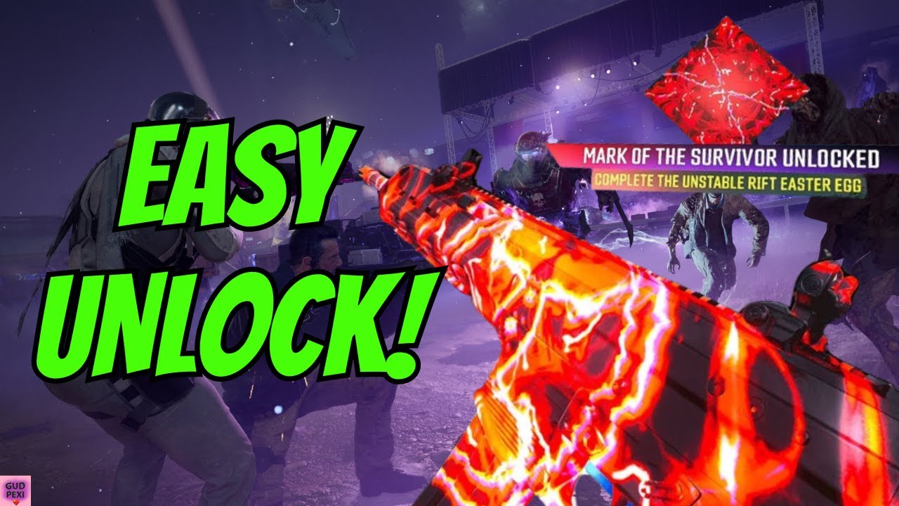 The EASIEST Way To Unlock The Mark Of The Survivor Camo in MW3 ZOMBIES! *AFTER PATCH*