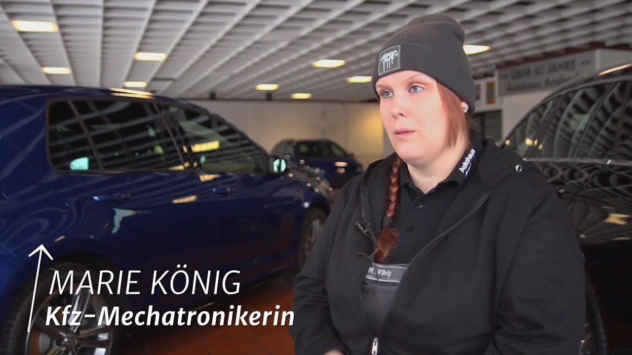 Marie: Kfz-Mechatronikerin