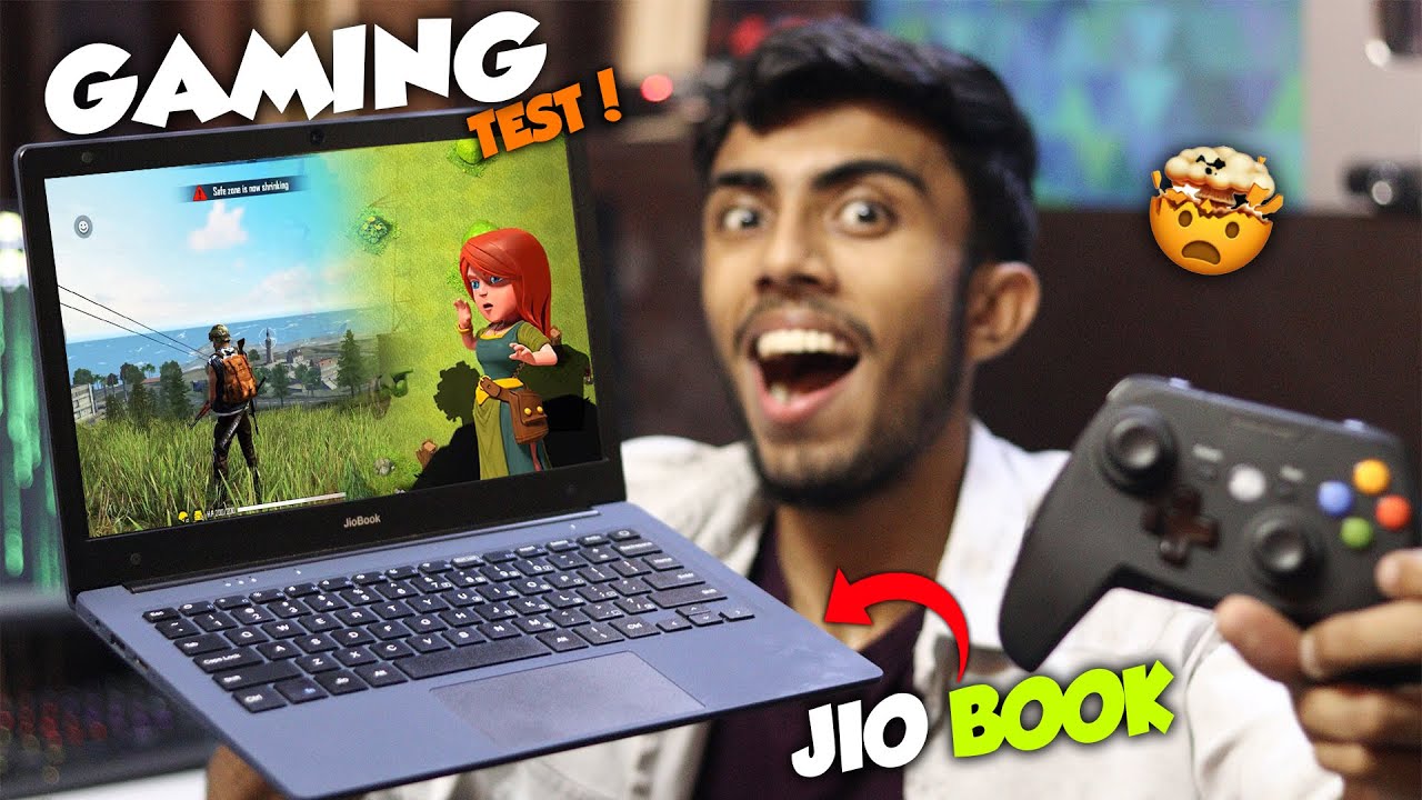 JioBook Laptop Gaming Test!⚡Running Apps & Games Directly on JioBook Yes!! It's Work 🤯