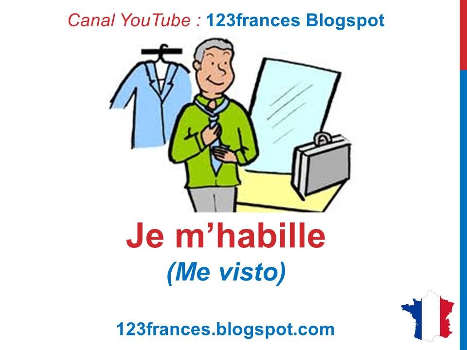 Curso de francés 32 - LA RUTINA DIARIA en francés vocabulario Describe tu VIDA COTIDIANA Aula