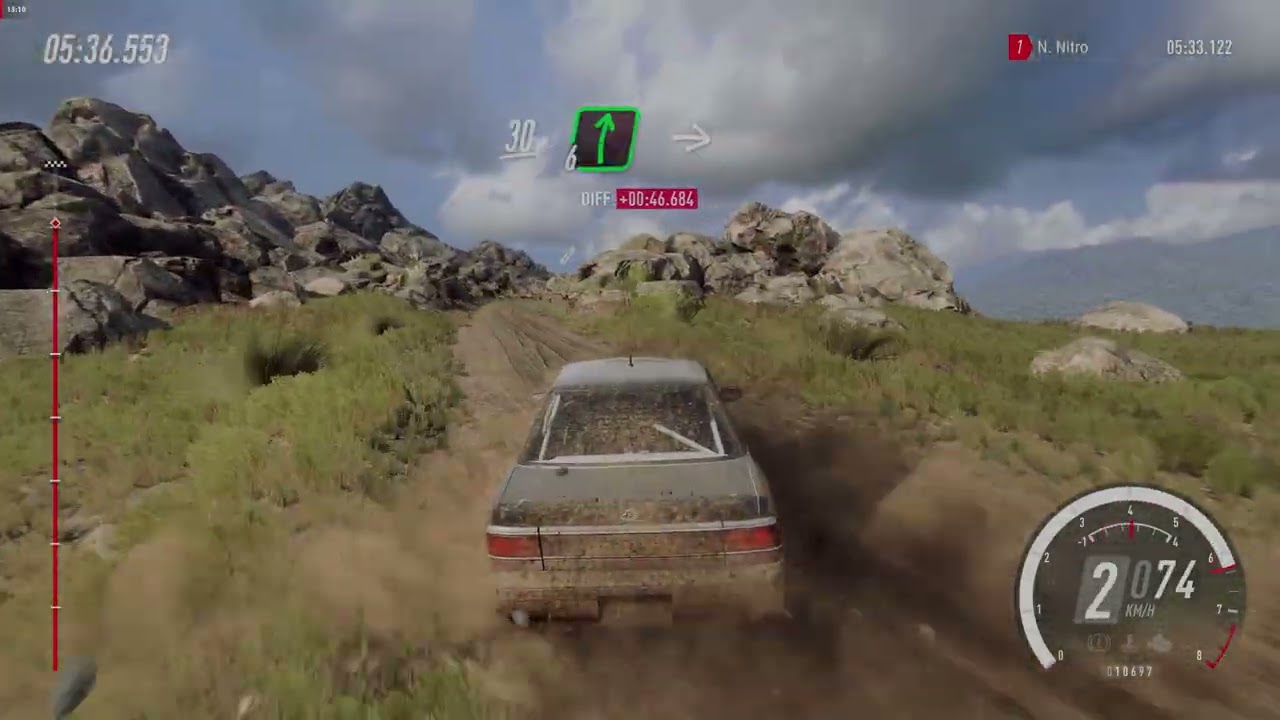 DiRT Rally 2 0 2026 01 22 Four dailies,Subaru stage in chase,rest cockpit view.PS 5 controller PC 4K