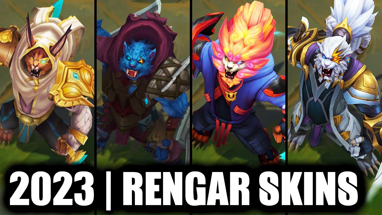 ALL RENGAR SKINS SPOTLIGHT 2023 | League of Legends