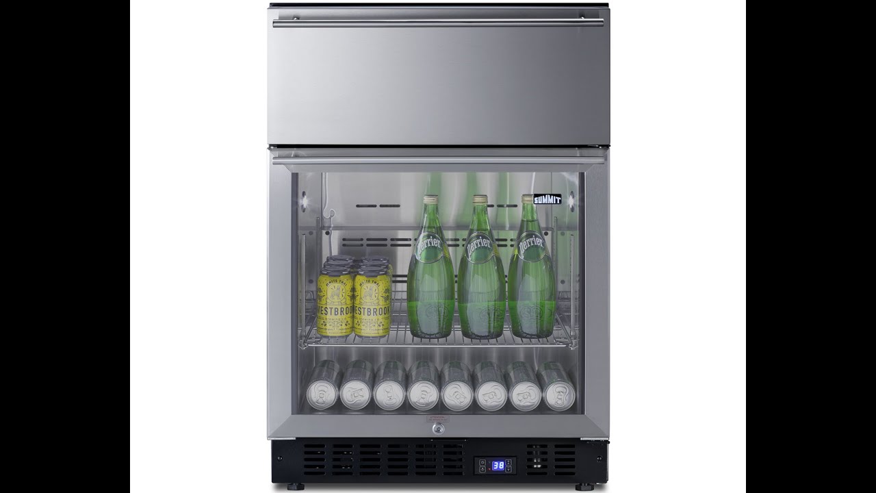 Summit Appliance Commercial Back Bar Undercounter Beverage Center