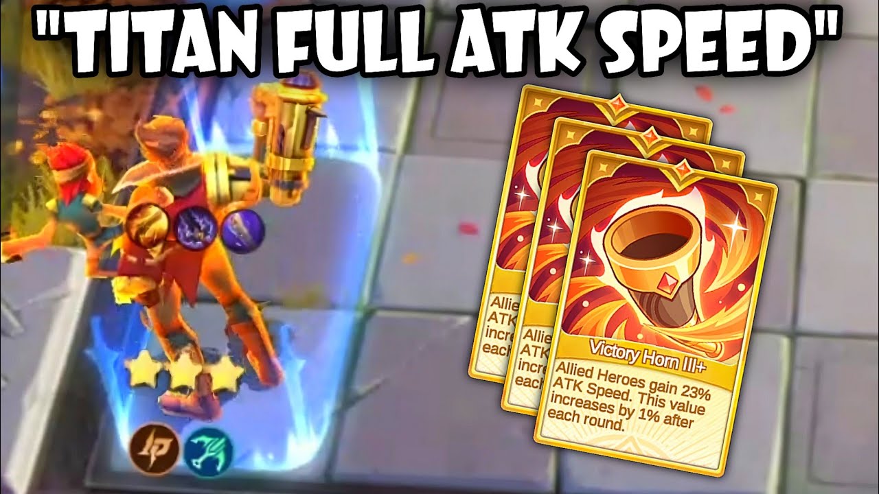 CLAUDE TITAN MODE X VICTORY HORN !! FULL ATTACK SPEED !! MAGIC CHESS GO GO