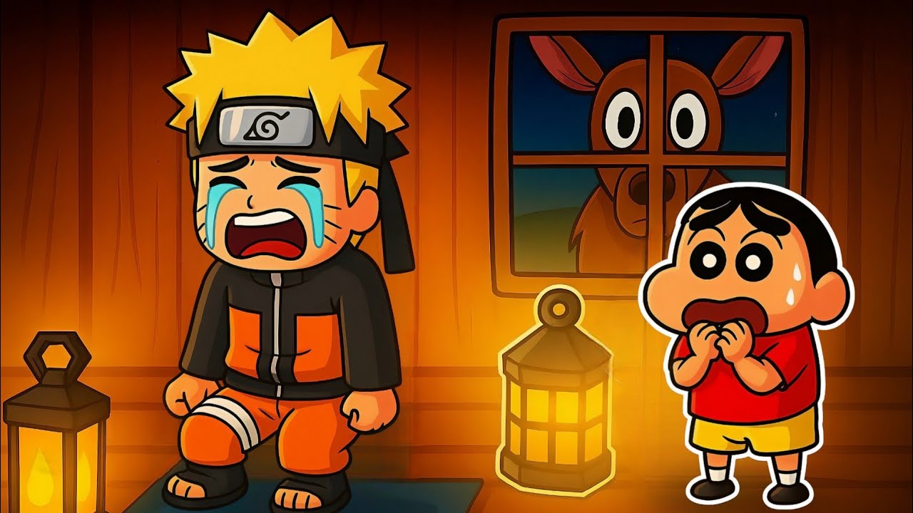 Naruto & Shinchan Survival in Dangerous Deer Forest || Who Win???