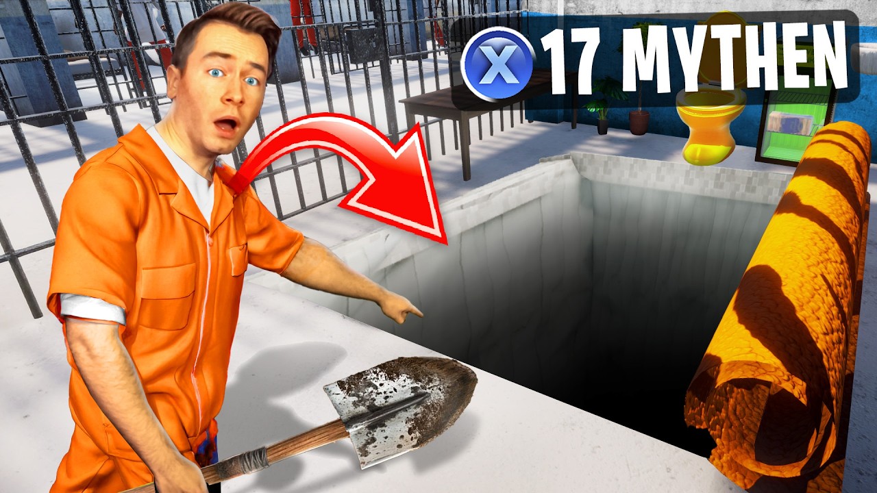 Ich TESTE 17 MYTHEN im PRISON ESCAPE SIMULATOR!!⛓️🚓