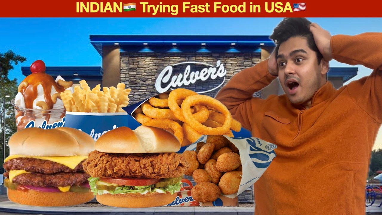 Culver’s Review by Indian 🇮🇳 | Butter Burger, Cheese Curds & More