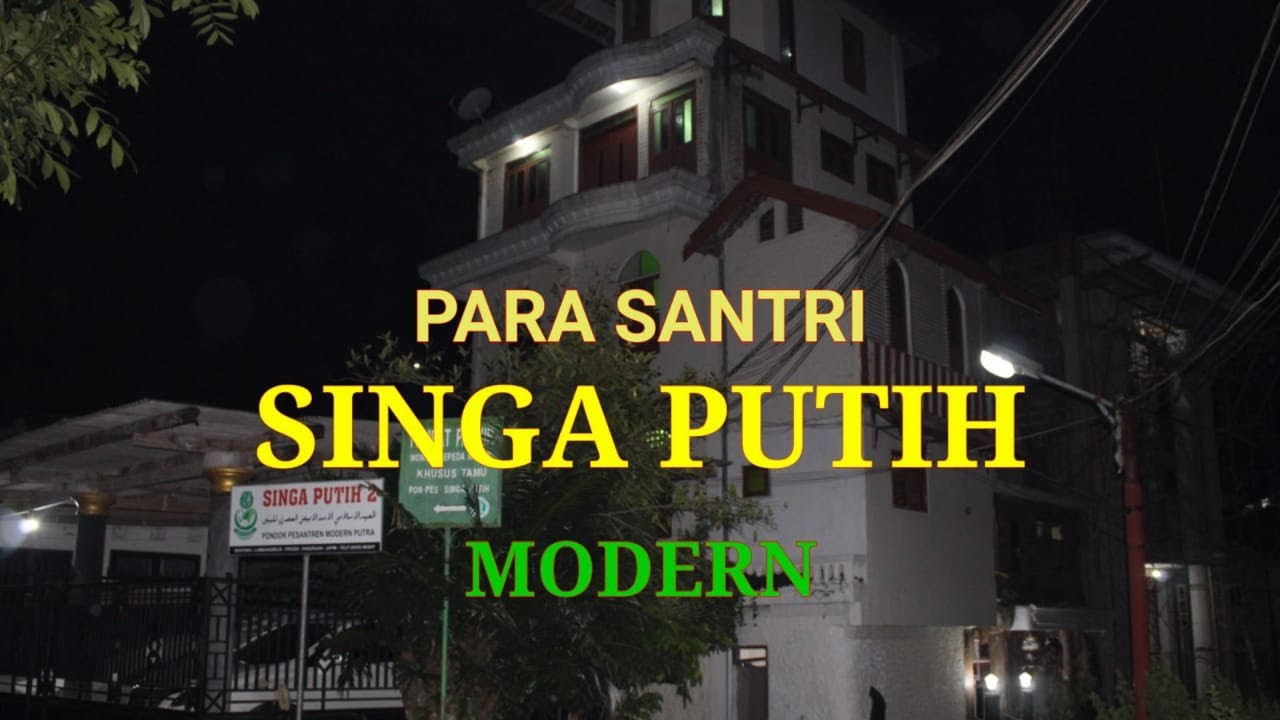 PARA SANTRI SINGA PUTIH MODERN