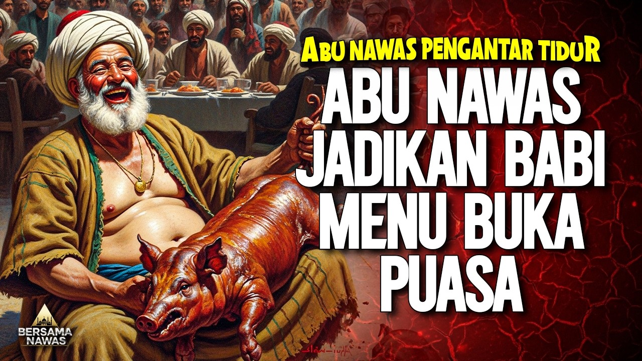 ABU NAWAS JADIKAN BABI MENU BUKA PUASA - CERITA LUCU PENGANTAR TIDUR