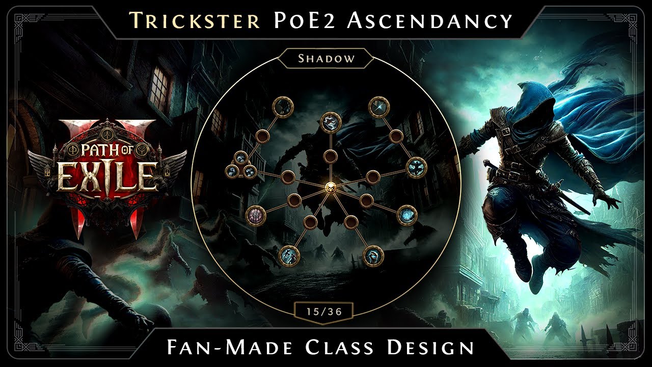 Path of Exile 2 Ascendancy Design TRICKSTER - SHADOW Class + Announcement (Fan-made)