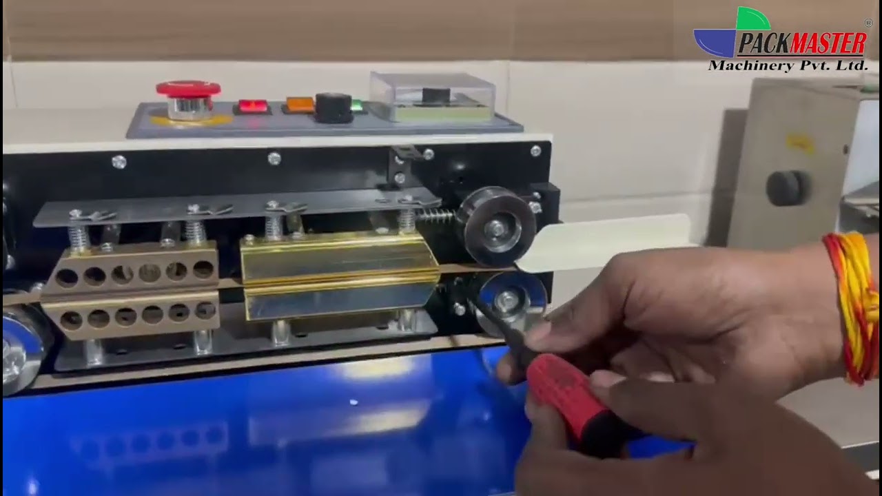 How to set a teflon belt in band sealer | band sealer belt installation|timing & teflon belt setting