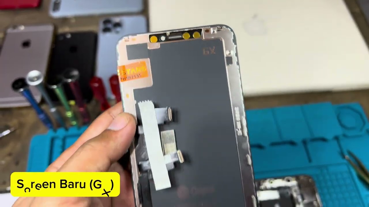 Ganti LCD iPhone Xs Max (OLED-GX)