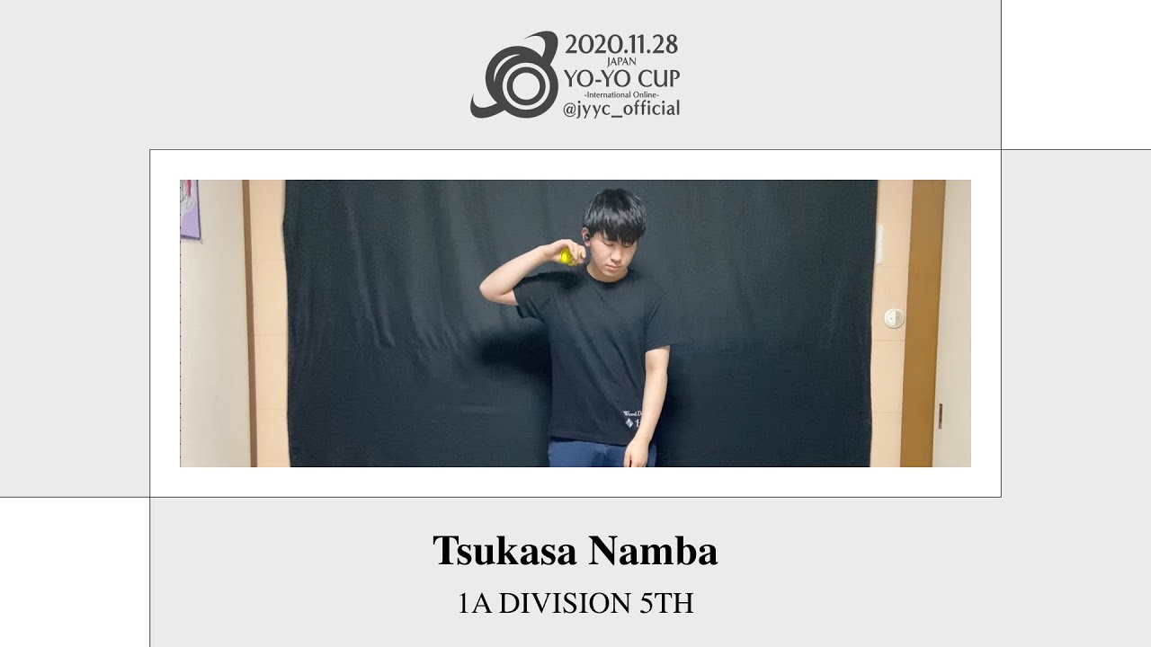 JAPAN YO-YO CUP -International Online- 2020 - 1A Division - 5th - Tsukasa Namba