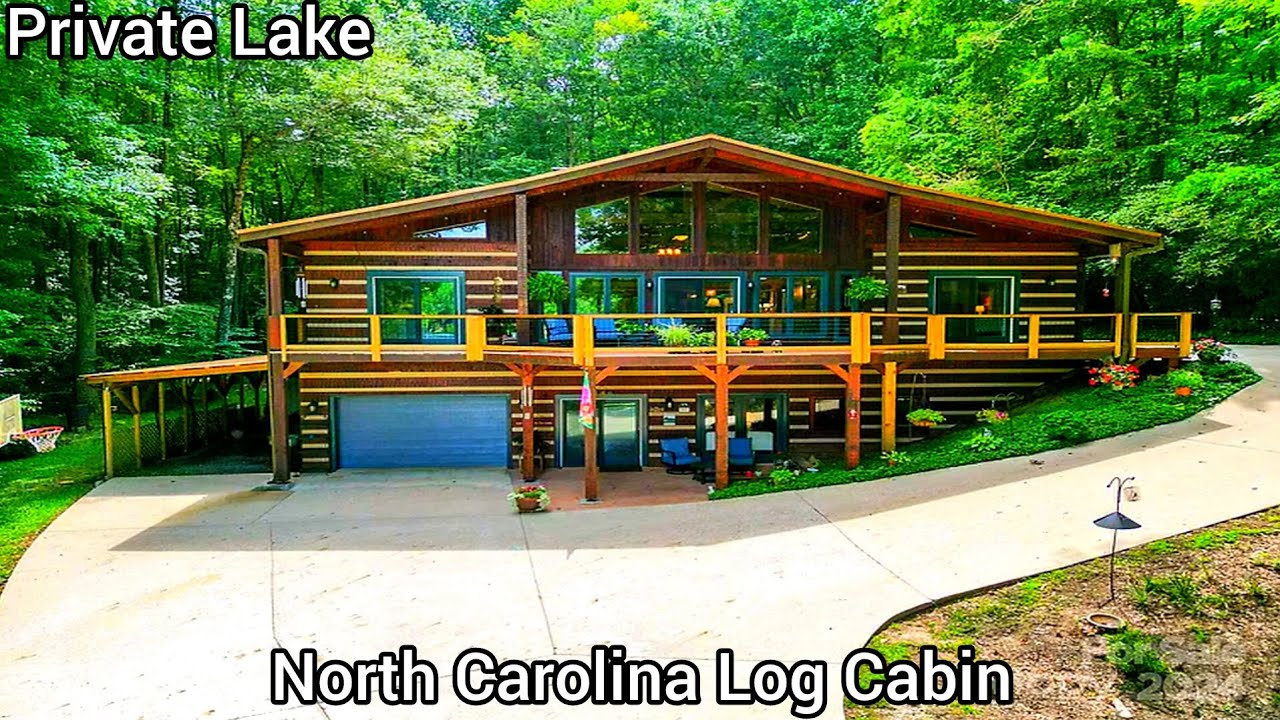 North Carolina Log Cabins For Sale | 1.8 Acres | North Carolina Real Estate | Lakefront Cabins