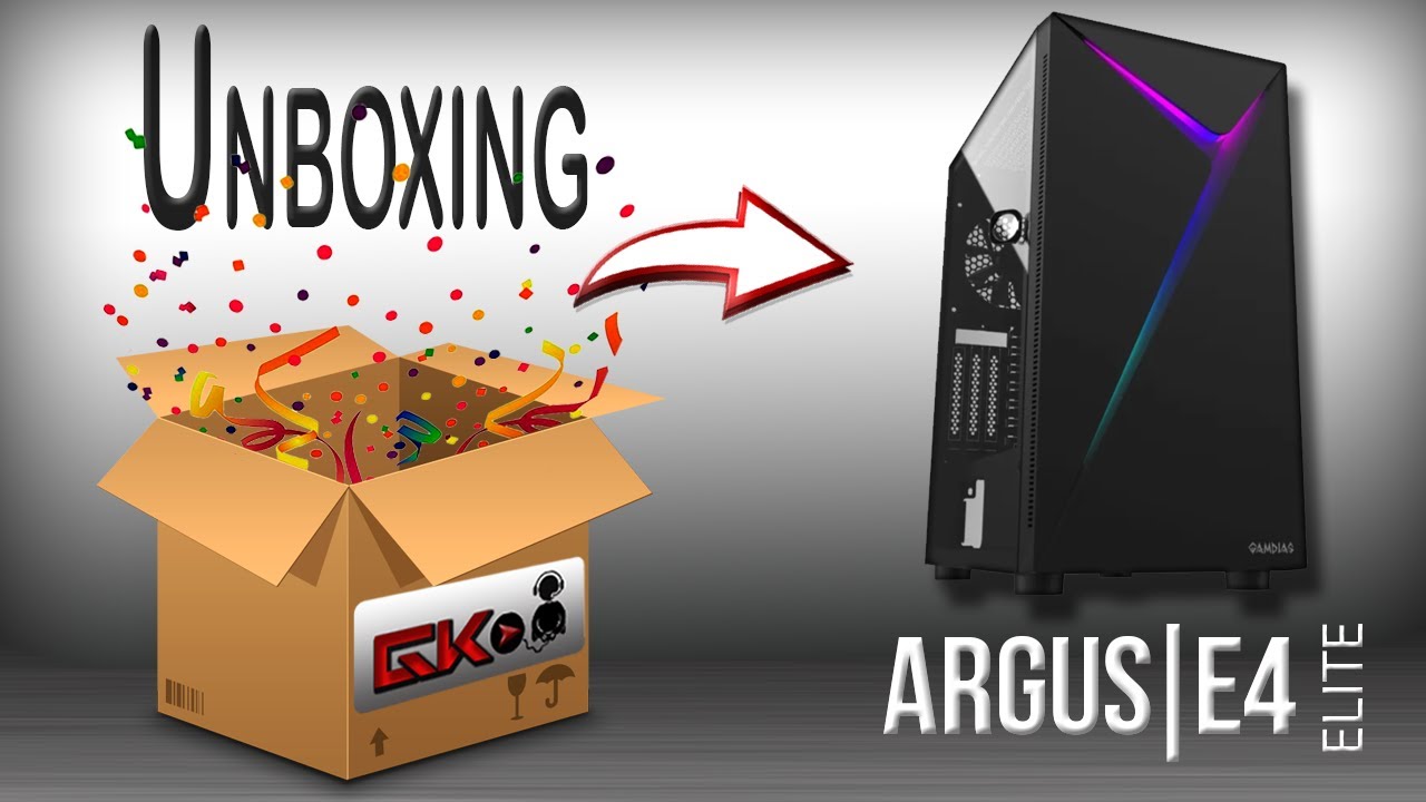 Unboxing gabinete Gamdias ARGUS E4 ELITE