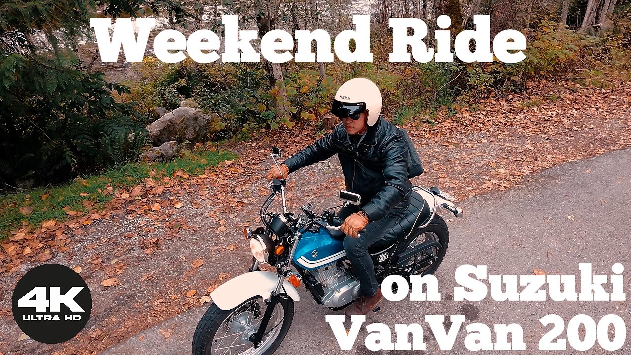 Weekend Ride on Suzuki VanVan 200 and walk along a cool creek