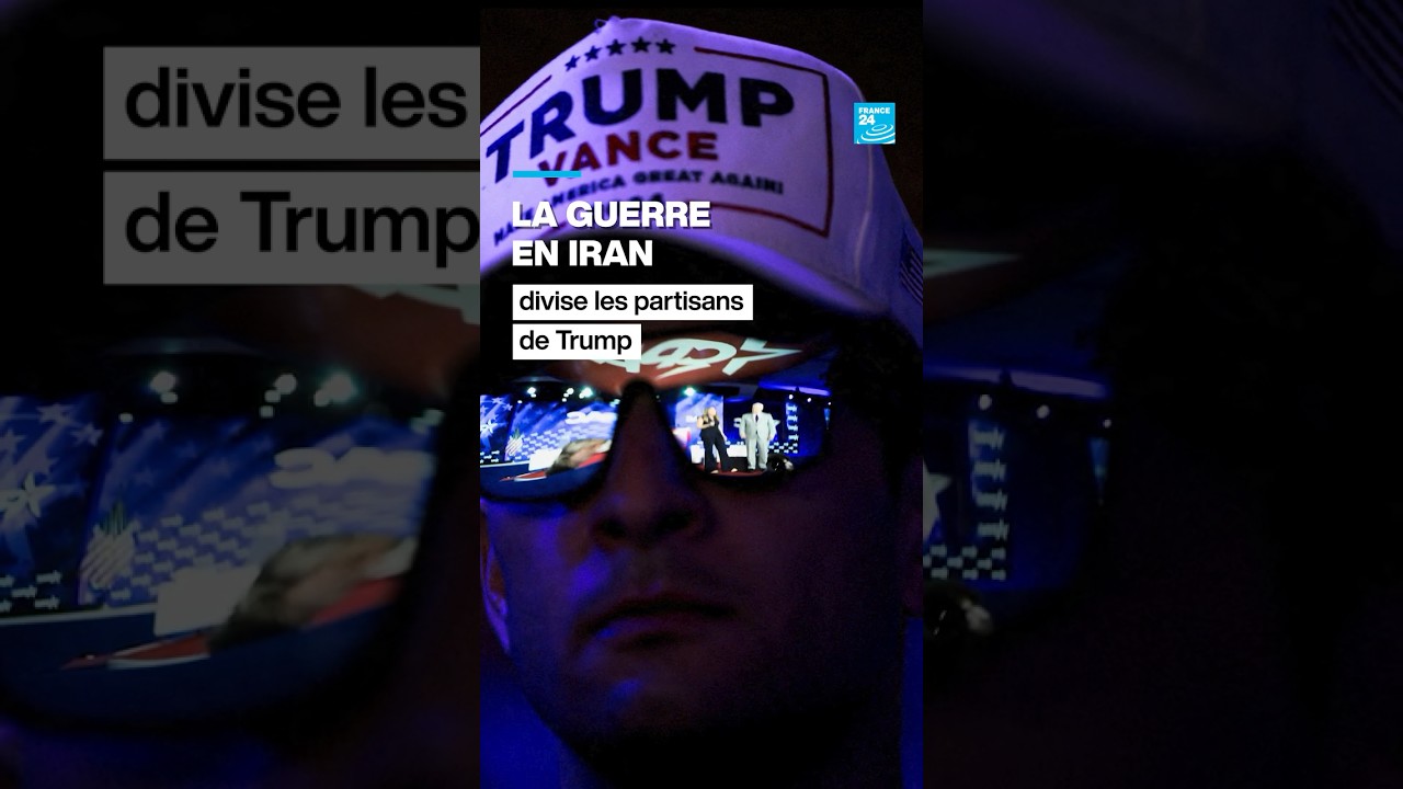 La guerre en Iran divise les partisans de Trump 🇺🇸 🇮🇷 &bull; FRANCE 24