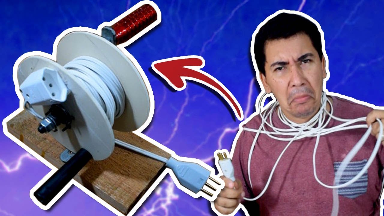Faça a sua EXTENSÃO CARRETEL com sucata!