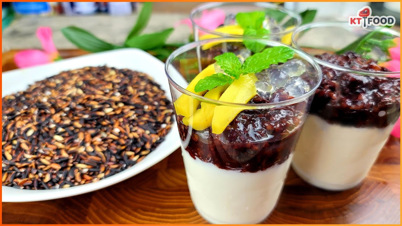 Đừng lãng phí SỮA CHUA HẾT HẠN! Làm Sữa Chua Nếp Cẩm dẻo mịn, Đẹp Da ngon cực kỳ - KT Food