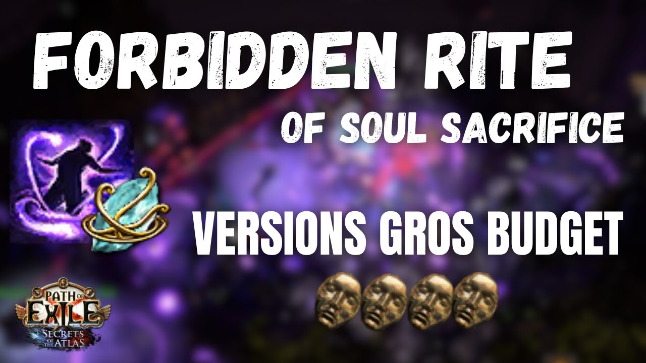 J'ai testé 3 versions de Forbidden Rite : mon retour 🔥[POE 3.26]