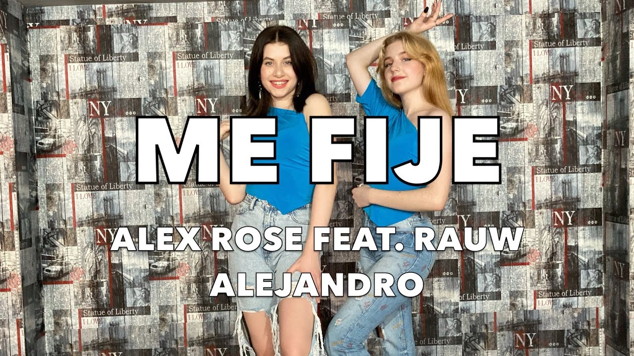Alex Rose, Rauw Alejandro - Me Fije Dance video