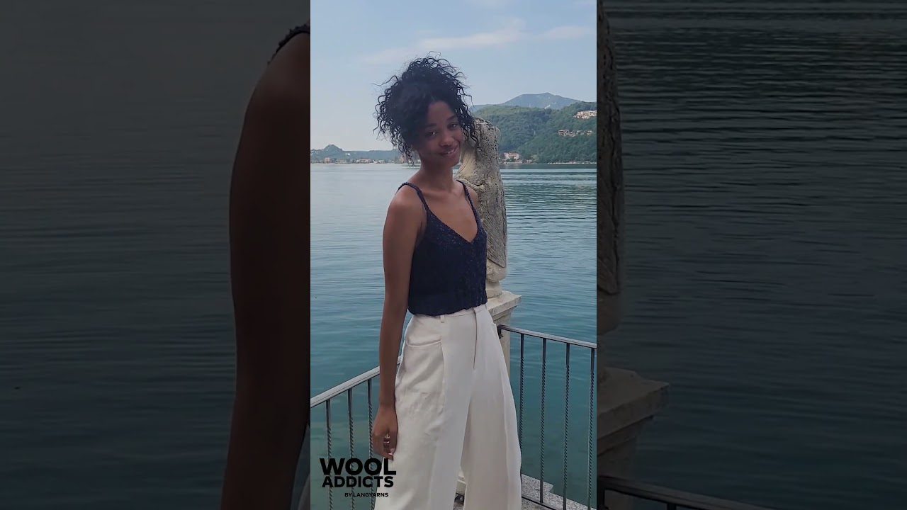 🧶 Top &agrave; bretelles Into the Tropics n&deg;28 du catalogue Wooladdicts 10
