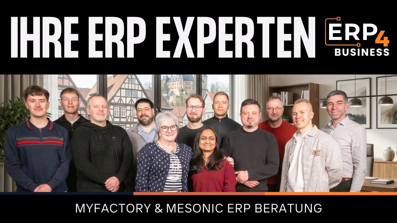 ERP Beratung gesucht? ERP 4 Business: Dein ERP Partner für Myfactory & Mesonic