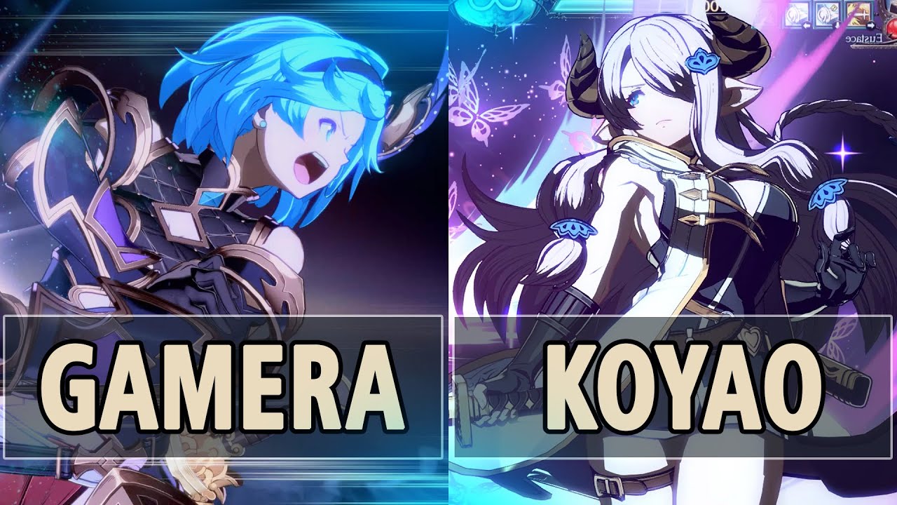 GBVSR: Gamera (Djeeta) Vs Koyao (Narmaya) | High Level Gameplay.