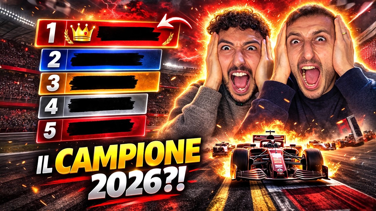 Chi VINCERÀ il MONDIALE F1 2026? La nostra PREDICTION 🔥
