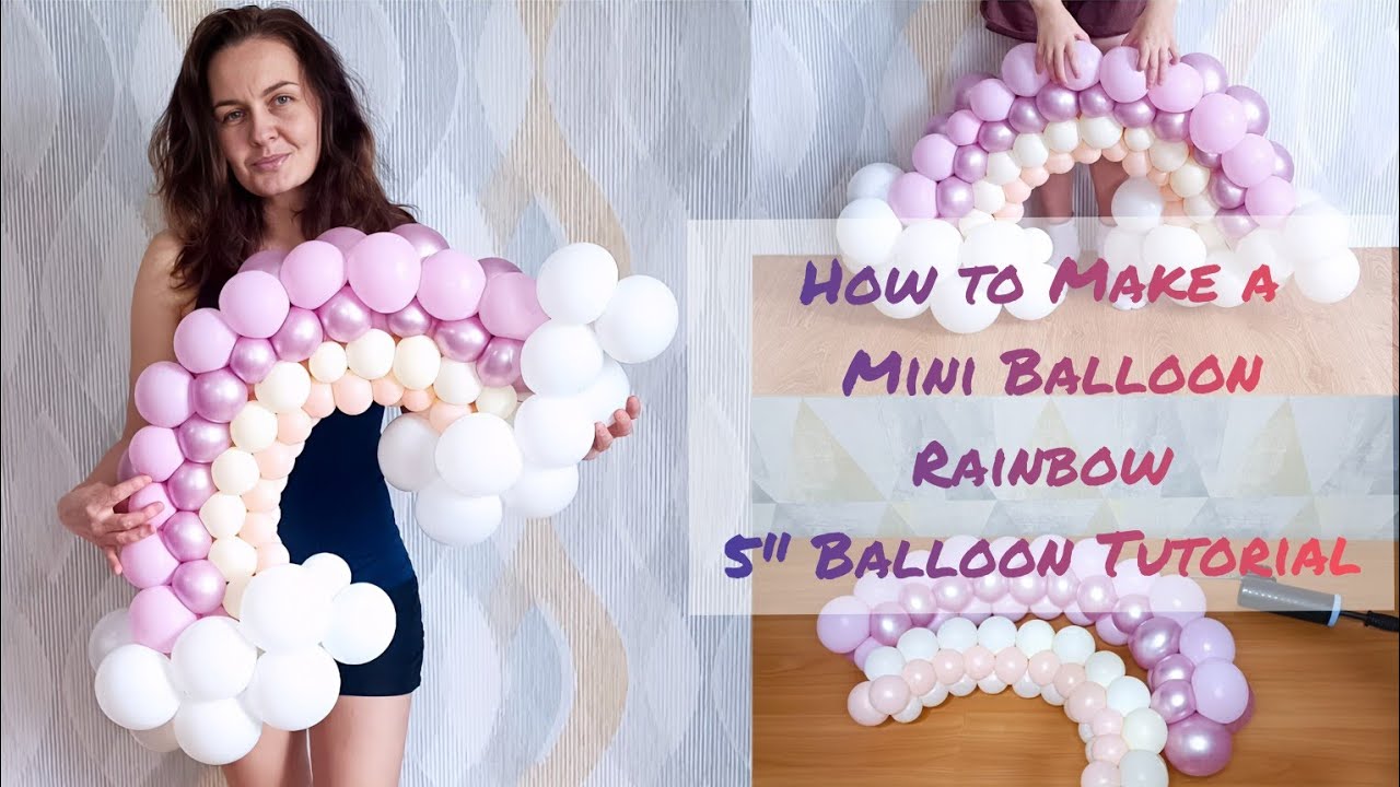 How to Make a Mini Balloon Rainbow – 5