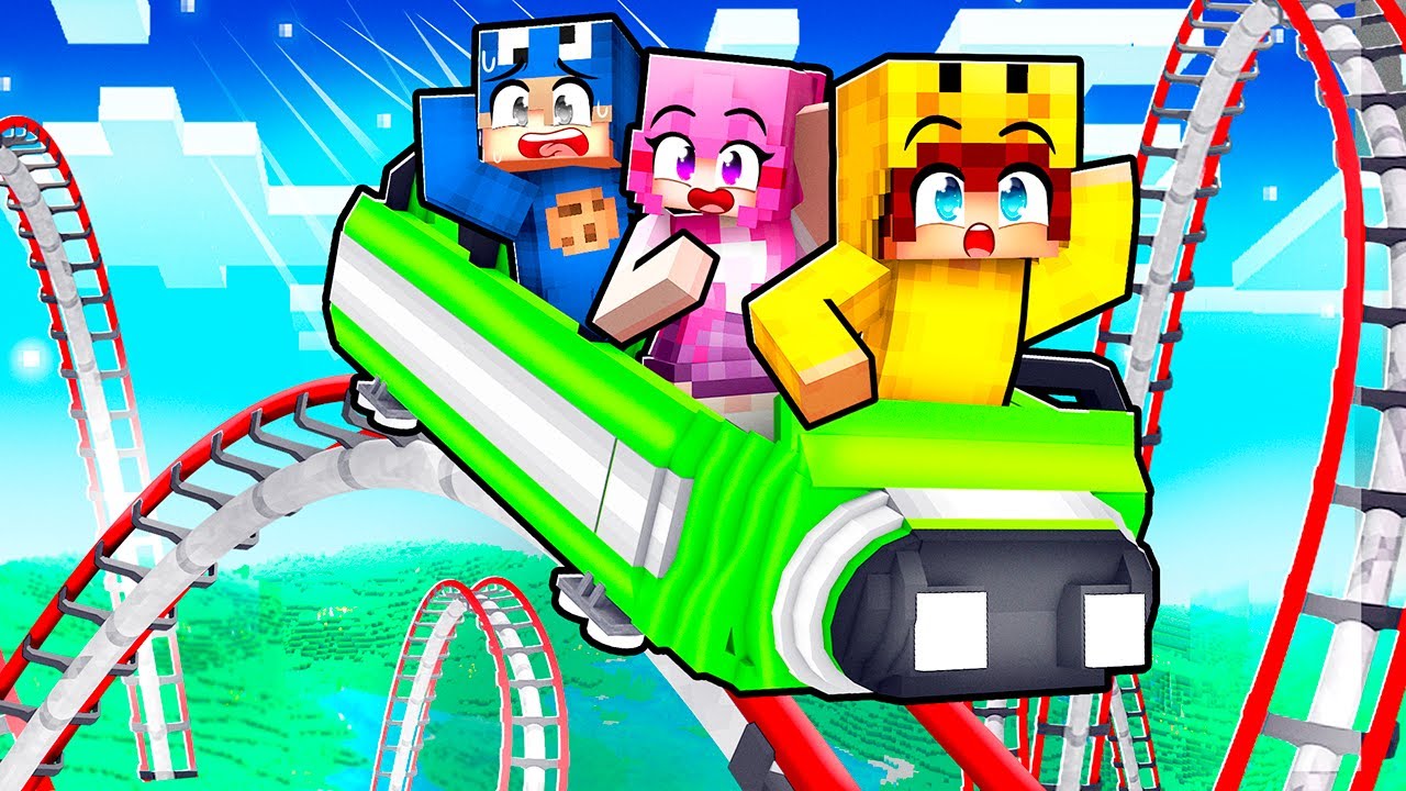 Wij Gaan Naar Een PRETPARK In Minecraft!
