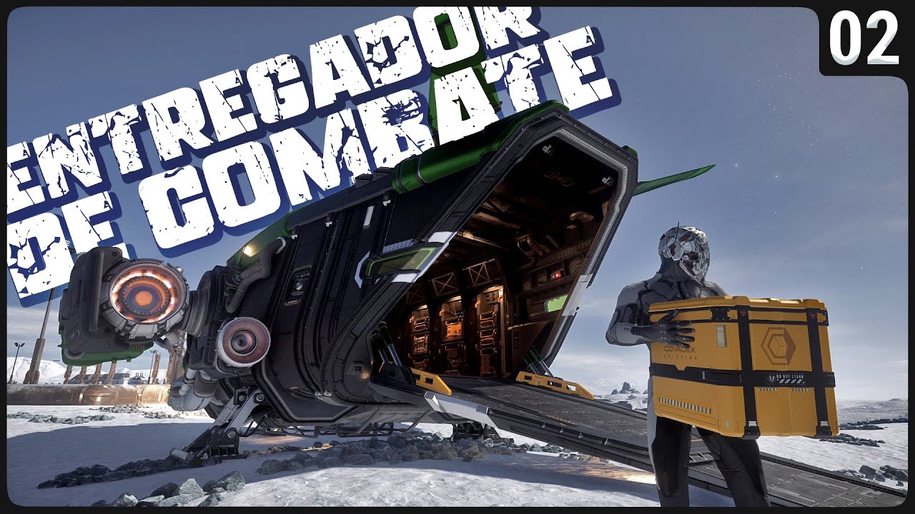 ENTREGADOR DE COMBATE! Invadindo Bunkers para pegar pacotes - STAR CITIZEN